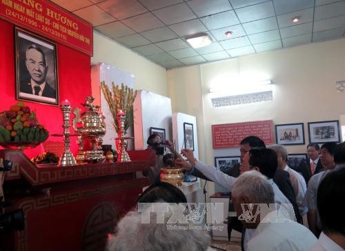 Dâng hương kỷ niệm 20 năm ngày mất của Luật sư - Chủ tịch Nguyễn Hữu Thọ  - ảnh 1